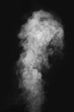 Figured smoke on a dark background. Abstract background, design element, for  Foto stock
