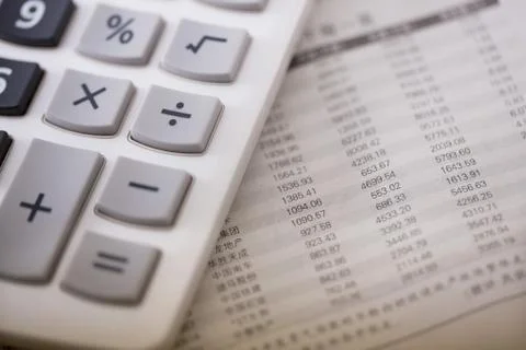 Figures concept Still life Message Finance Shed shot Transverse composition Stock Photos