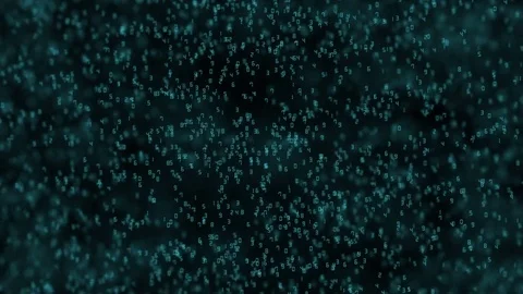 Figures hover in space. cinematic background. seamless loop. Stock Footage 81673368