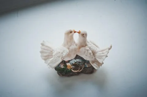 Figures of pigeons 1779. Stock Photos