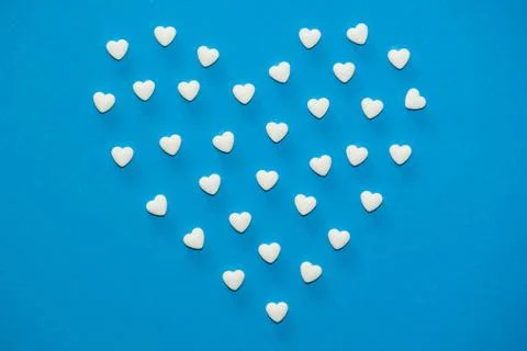 The figures of pills on the background Stock Photos