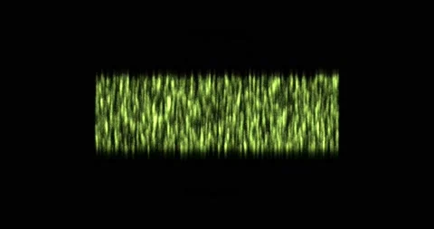 Figures of shine gfreen particles and dots, Vibrant movement of yellow lights Video stock 205222258