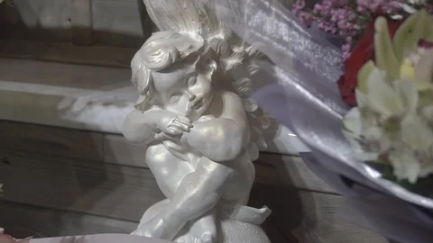 Figurines of angels 库存影片 106571924