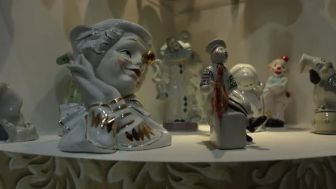 The Figurines Clowns Video stock 108177688