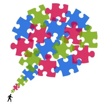 Figuring it out Stock Illustration