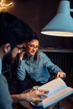 Figuring it out together Stock Photos
