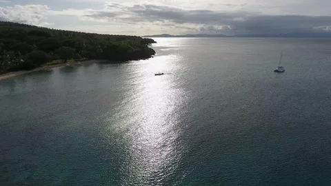 Fiji 07 - Drone 4K Stock Footage 219385222