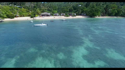 Fiji 22 - Drone 4K Stock Footage 219381436