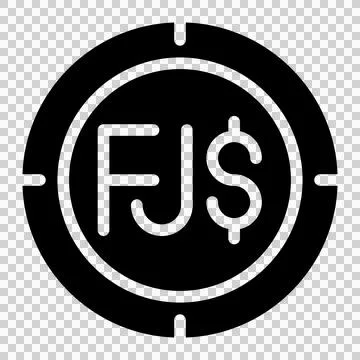 Fiji coins icon vector graphic illustration for web, UI and App mobile design is Stock Illustration