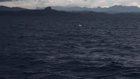 Fiji - Dark Blue Stock Footage 104921017