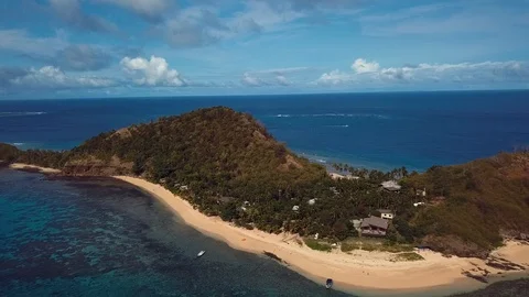 Fiji Drone Beach Video 動画素材 104180453