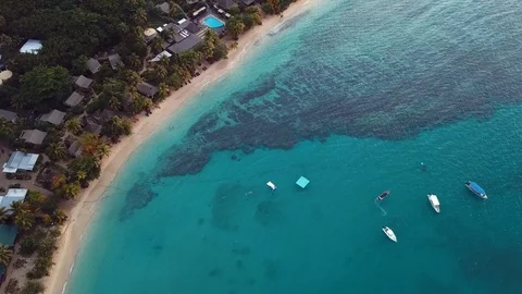 Fiji Drone Beach Video 動画素材 104180464