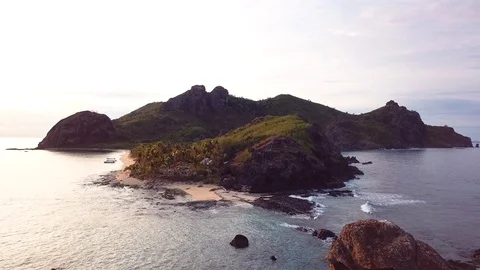 Fiji Drone Beach Video 動画素材 104199035