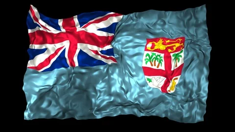 Fiji flag Stock Footage 110806772