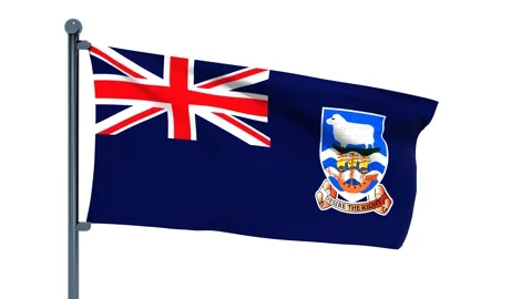 Fiji Flag Stock Footage 150196952