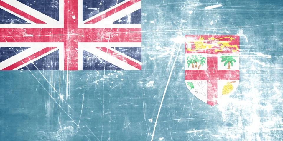 Fiji flag Stock Illustration