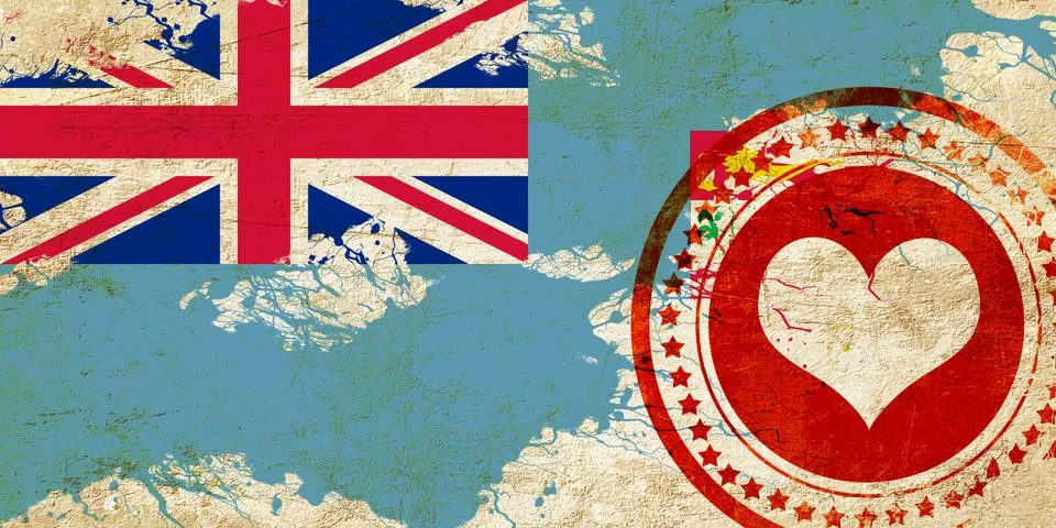 Fiji flag Stock Illustration