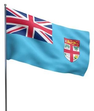 Fiji Flag Image Stock Illustration