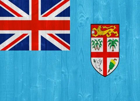 Fiji flag Stock Photos