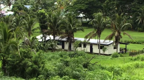 Fiji houses Stock Footage 44762027