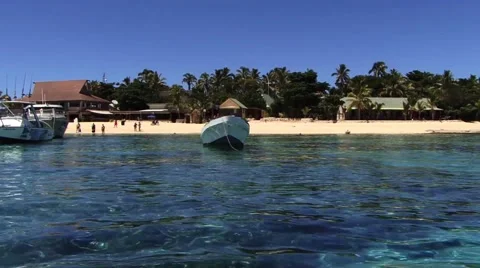 Fiji Island Paradise 스톡 동영상 44446138