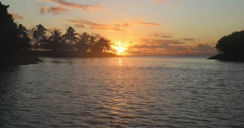 Fiji Islands Sunset Stock Footage 336759107