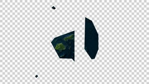 Fiji Map Stock Illustration