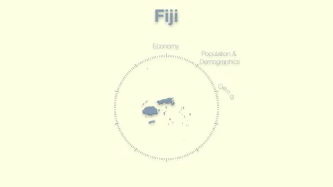 Fiji MAP revealingmotion graphics data elements Stock Footage 339868074