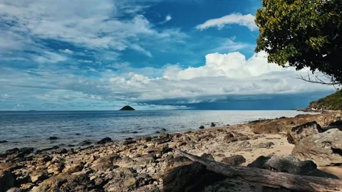 Fiji motion timelapse storm Video stock 304940236