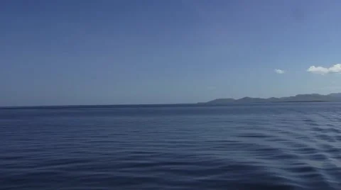 Fiji Scenery at sea Video stock 58226789