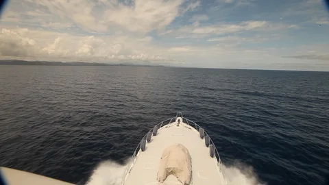 Fiji - Ship at Sea Vídeo Stock 104921788