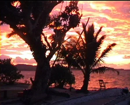 Fiji Sunrise Stock Footage 85706