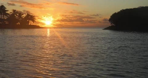 Fiji Sunset Stock Footage 336759022