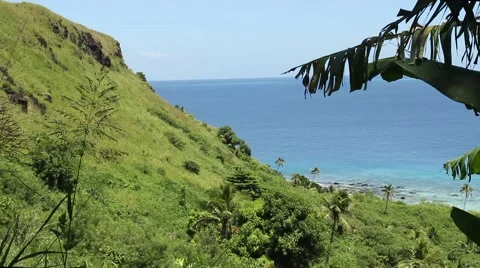 Fijian Ocean Hill 2 Stock Footage 63231625