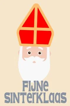 Fijnee Sinterklaas Illustration Stock Illustration