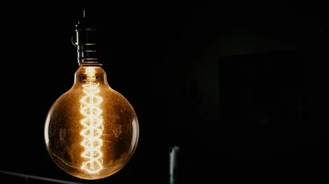 Filament Lamp Edison Stock Footage 68947005