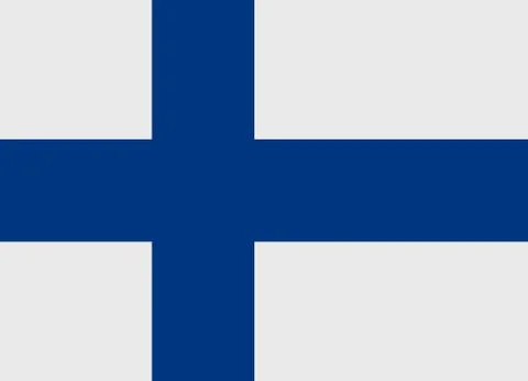 Filand flag イラスト素材