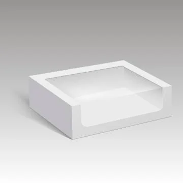 File-12Blank paper box packaging for sandwich, food, gift or other products Stock Illustration