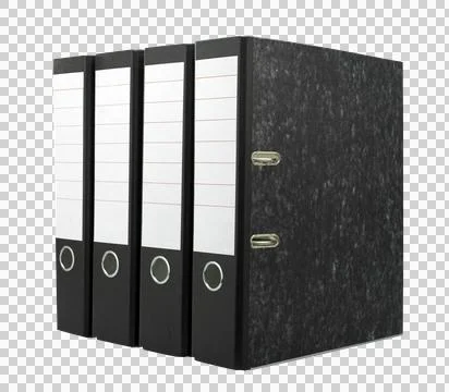 File archive  with clipping path Stock Photos