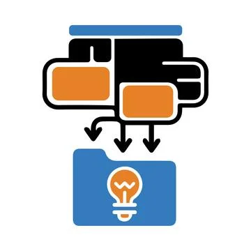 File arrangement icon Stock Illustration