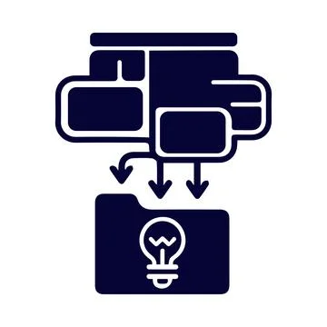 File arrangement icon Stock Illustration