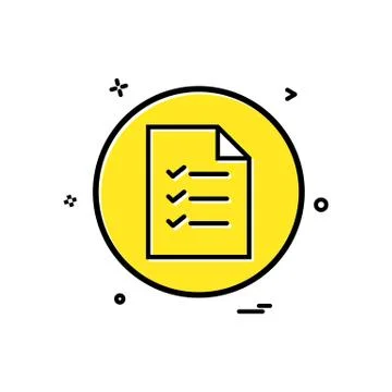 File basic icon vector design Stockillustratie