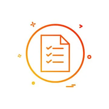 File basic icon vector design イラスト素材