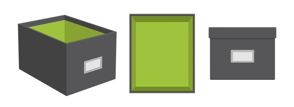 File Box 스톡 일러스트
