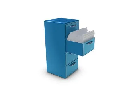 File cabinet Stock Illustration