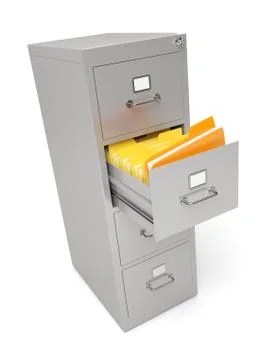 File cabinet Stock Illustration