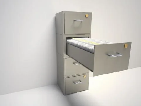 File cabinet Illustrazione stock