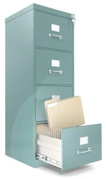 File Cabinet. Stock Illustration