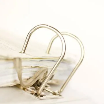 File close up with papers Stock Photos