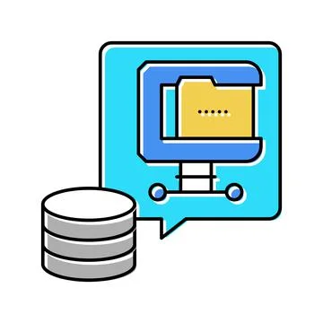 File compression digital processing color icon vector illustration 스톡 일러스트